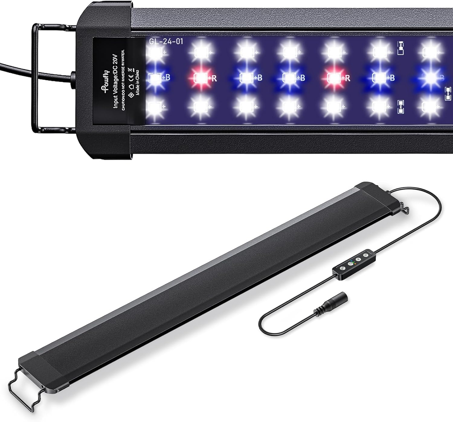Pawfly 11W Aquarium LED Light for 12 to 18 Inch Fish Tanks Extendable Fish Tank Light with Full Spectrum Brilliant White Blue Red Lights with Daytime & Night Modes and Adjustable Brightness - Image 15