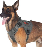 OneTigris Tactical Dog Harness Vest,No-Pull Service Dog Vest with Hook & Loop Panels,Adjustable Dog Vest Harness for Walking Hiking Training(Pink,L) - Image 14
