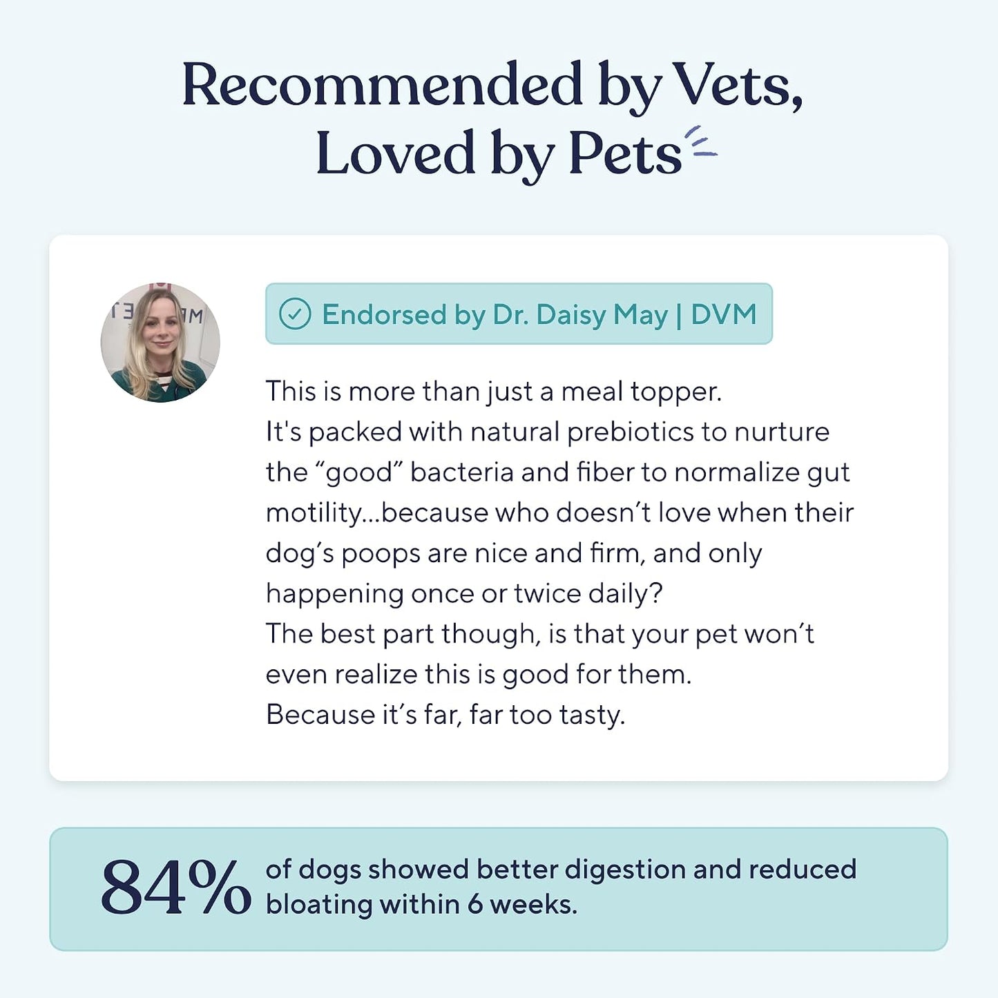 Authentic Pawfy Orahound pet supplement packaging detailing daily serving directions.