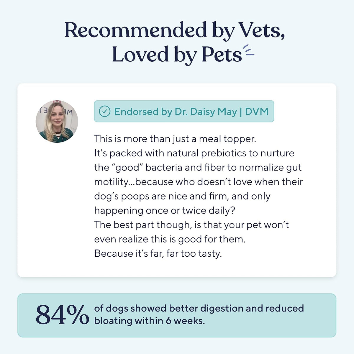 Authentic Pawfy Orahound pet supplement packaging detailing daily serving directions.