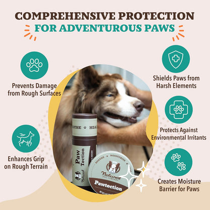 Lick safe paw protection balm for outdoor walking