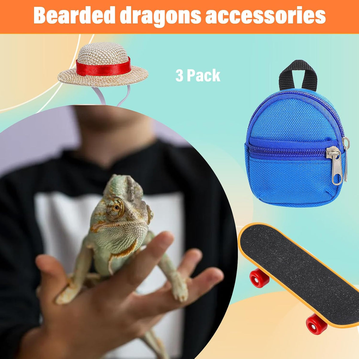 Yuanchu turtle and small animal miniature travel gear bundle with outdoor themed lifestyle accessories.