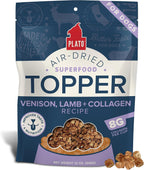 Plato Pet Treats Dog Food Toppers - Air-Dried Dog Food Toppers for Dry Food - with Collagen to Support Skin and Coat Health - Venison, Lamb and Collagen Recipe 5.5oz - Discontinued - Image 11
