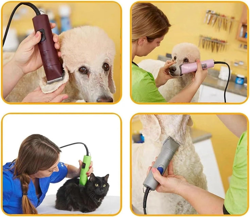 Authentic pet grooming clipper blade with high taper ceramic cutter