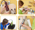 Authentic pet grooming clipper blade with high taper ceramic cutter