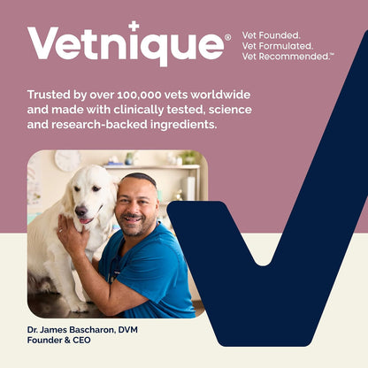 Vetnique Oticbliss Dog Ear Wipes, Cat & Dog Ear Cleaner & Deodorizing Wipes for Dogs, Cats, Puppies & Kittens, Vet Formulated to Remove Ear Wax, Dirt & Odor with Aloe for Itchy, Smelly Ears - Image 9