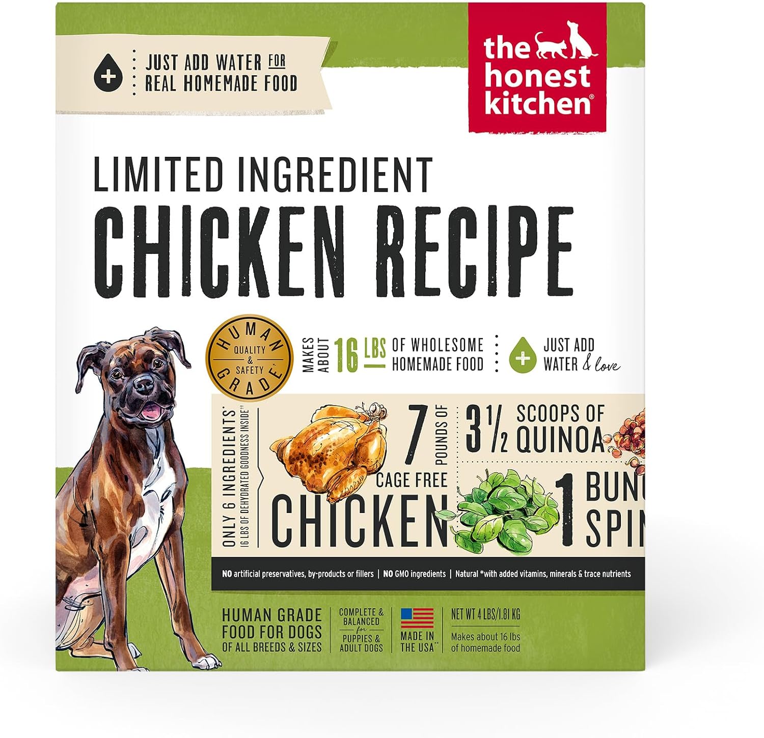 The Honest Kitchen Human Grade Wholemade(TM) Dehydrated Limited Ingredient Dog Food, Fish 10 lb Bag (makes 40lbs) - Image 11