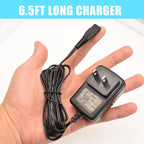 BOEEA trimmer charging cable showing a close up of the specialized electrical pin connector.