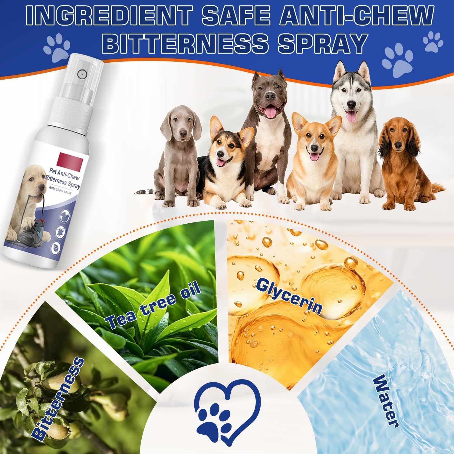 Natural ingredients label on Nupec anti-chew deterrent