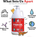 Authentic USA imported Vital Pet Life fish oil packaging details and ingredient facts