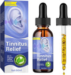 ITECFREELY TUHIMO Tinnitus Relief front view amber glass bottle and box