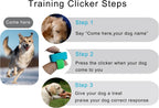 OYEFLY HoAoOo mechanical pet clicker side profile illustrating the battery free construction