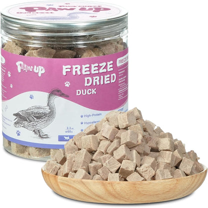 PAWUP Freeze Dried Duck Treats for Cats Dogs, Rawhide Free Freeze-Dried Raw Food Topper, High Protein, Gluten&Grain Free, 4.6oz - Image 11
