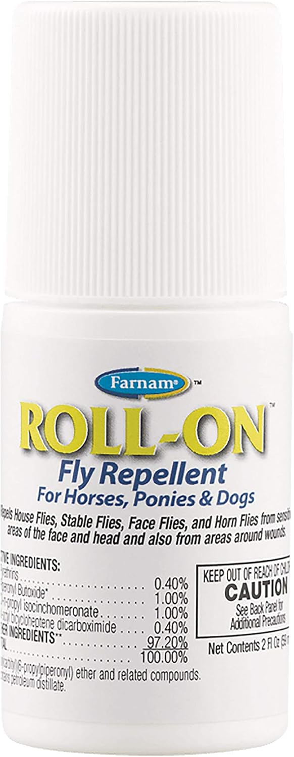 Farnam roll-on fly repellent front view bottle packaging