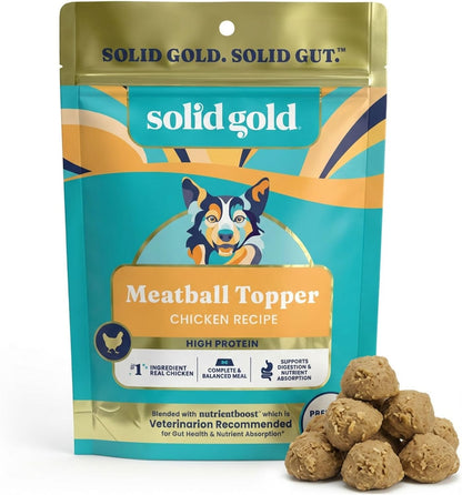 Solid Gold Air Dried Dog Food Toppers for Dry Food - Healthy Dog Treats w/Real Chicken & Superfoods - Serve as a Complete Meal, Topper or Treats - Supports Muscle Growth, Immunity & Digestion - 4oz - Image 12