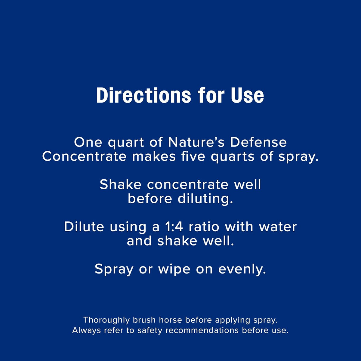 Farnam Nature's Defense 32 fluid ounce container overview