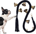 Dog Bell for Door Potty Training, Cotton Handwoven Dog Doorbell with 6 Extra Loud Bells for Dog Training, Adjustable Hanging Door Bell for Small Medium Large Dogs to Ring to Go Outside, Beige - Image 9
