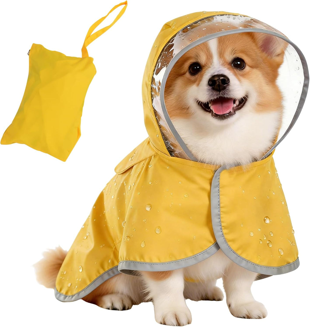 Dog Raincoat, Adjustable Dog Rain Jacket, Waterproof Dog Poncho, Clear Hooded Double Layer, Reflective Strip & Storage Pocket for Large Dogs (XXL) - Image 9