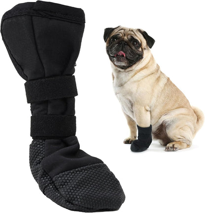 Dog Boot for Paw Wound Recovery, Anti-Slip Dog Injured Paw Protector, Shoe for Medium Large Dogs, Adjustable Dog Bootie Outdoor to Keep Paw Dry and Clean, Prevent Licking, Dirt and Mud, XL - Image 9