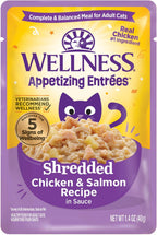 Wellness Appetizing Entres Mousse Adult Wet Cat Food, Natural, Protein Rich, Grain Free, Chicken Recipe, 1.4 oz, Pack of 8 Pouches - Image 11