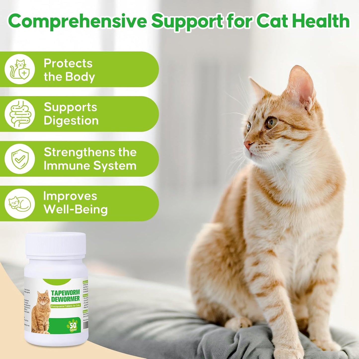 Broad spectrum dewormer for kittens six weeks and older dosage chart