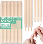 HeatPure 800 pieces orange wood sticks front view
