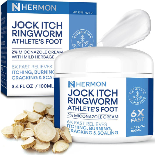 Hermon Psoriasis and Eczema Itch Relief Cream front view packaging
