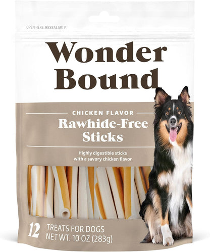 Detailed product label of Wonder Bound dog treats