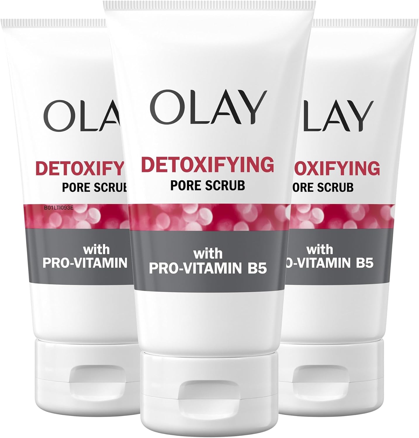 Olay Regenerist Detoxifying Pore Scrub face cleanser front view for exfoliating skincare routine