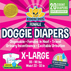 Bodhi Dog Disposable Female Dog Diapers front packaging view showing extra large size for pet care