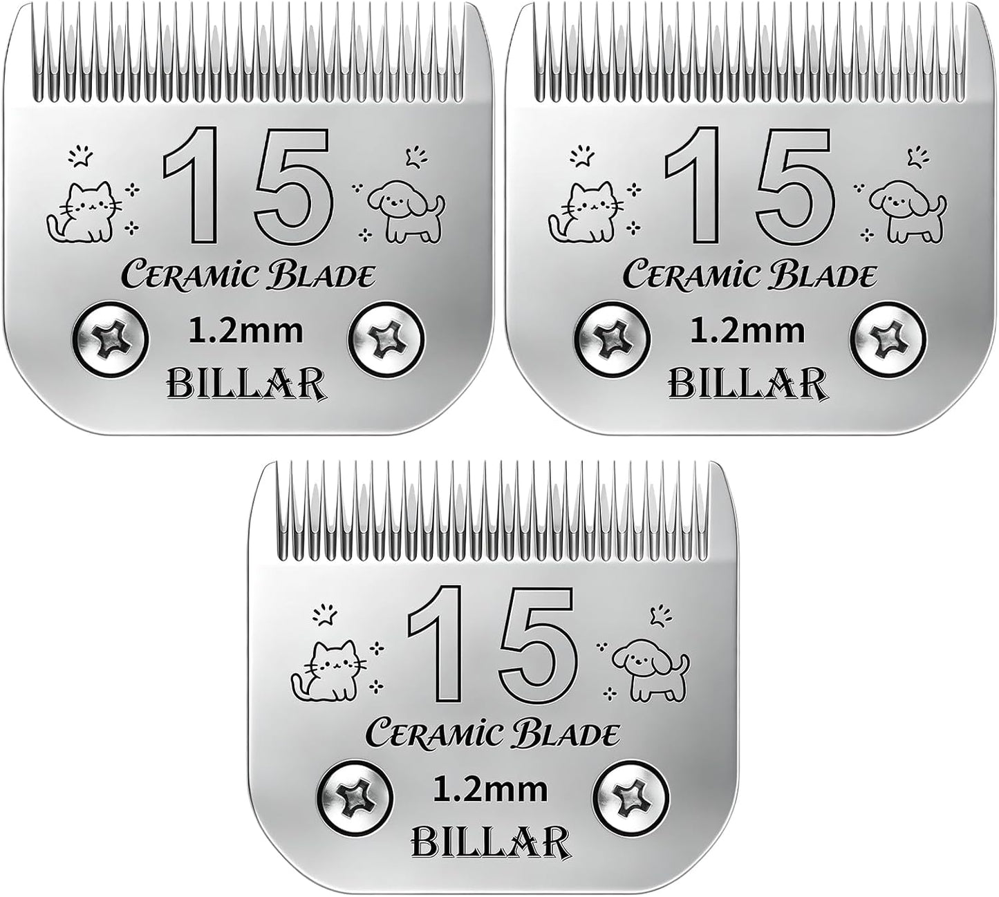 BILLAR heavy duty wide clipper blade for large dog breeds and livestock.