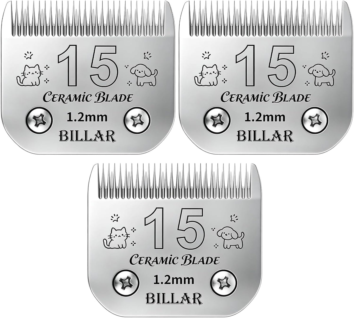 BILLAR heavy duty wide clipper blade for large dog breeds and livestock.