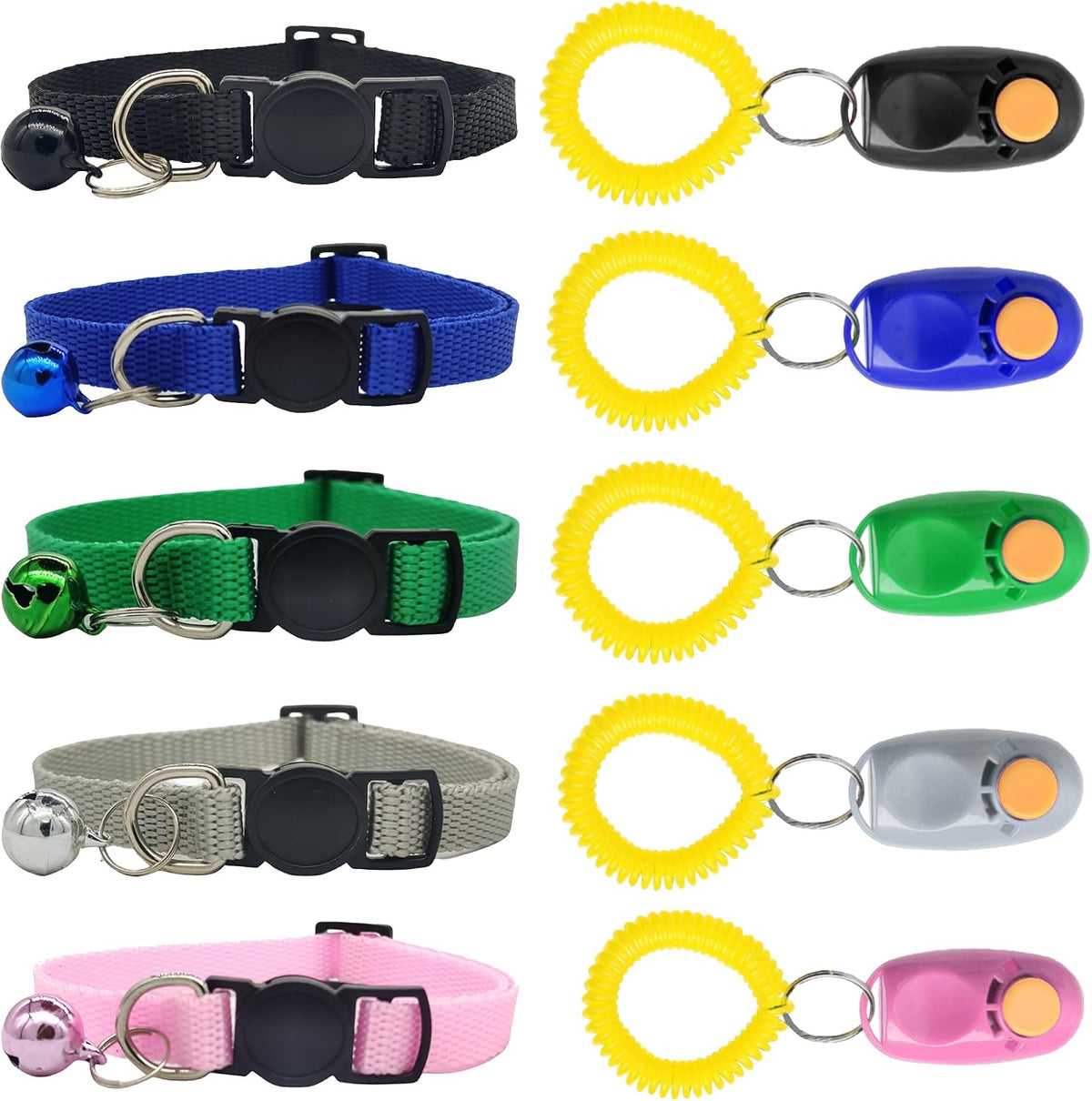 Close up of the durable rust free internal mechanism of the pet clicker.