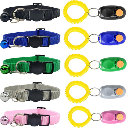 Close up of the durable rust free internal mechanism of the pet clicker.