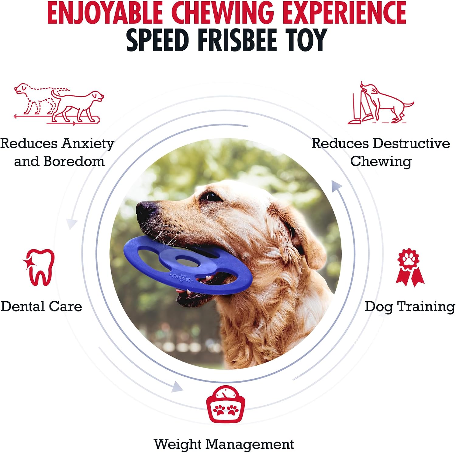 Tuff Pupper dog toy made of industrial strength natural rubber