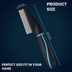 Flea Comb for Dogs and Cats - Premium Pet Grooming Tool with Stainless Steel Teeth for Long and Short Hair - Image 7