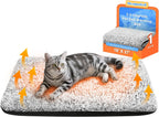WanpeeGoo Self Warming Cat Bed, Heated Cat Bed, 2.0 Upgraded Thermal Foil Heating Pad, Plush Self-Heating Pet Mat for Crate, Floor, with Removable Washable Cover, Non-Slip, 15"x19" - Image 9