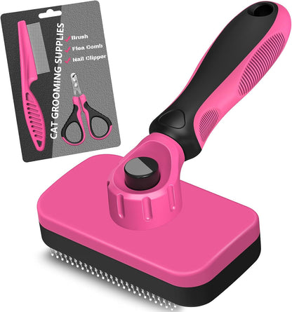 Comotech cat grooming kit packaging for premium pet supplies.