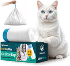 PurrTek Cat Litter Box Liners - LitterWrap Drawstring Bags for Automatic & Self-Cleaning Litter Boxes | Precision Fit, Jumbo Heavy-Duty, Leak-Proof, Unscented Odor Control, Replacement Refills - Image 13