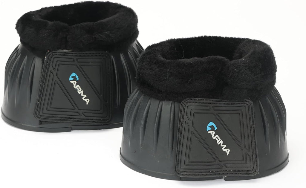 Shires Arma horse bell boots front view