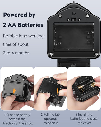 Pawfly automatic feeding timer mounted on twenty gallon aquarium