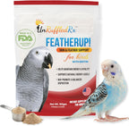 UnRuffledRx FeatherUp! bird molting support powder container front view