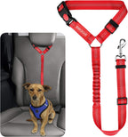 Bwogue pet car safety restraint tangle free design