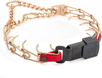 Authentic Herm Sprenger Curogan training collar packaged and imported for premium pet care.
