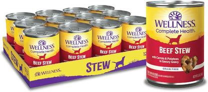 Wellness Complete Health Stew Adult Canned Wet Dog Food, Grain Free, Natural, Chicken Recipe, 12.5 oz, Pack of 12 Cans - Image 14