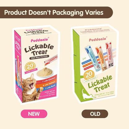 Squeezable 0.5 Ounce cat treat tube packaging