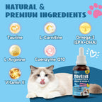 Mixing Brightbarki roast chicken flavor taurine drops into cat food
