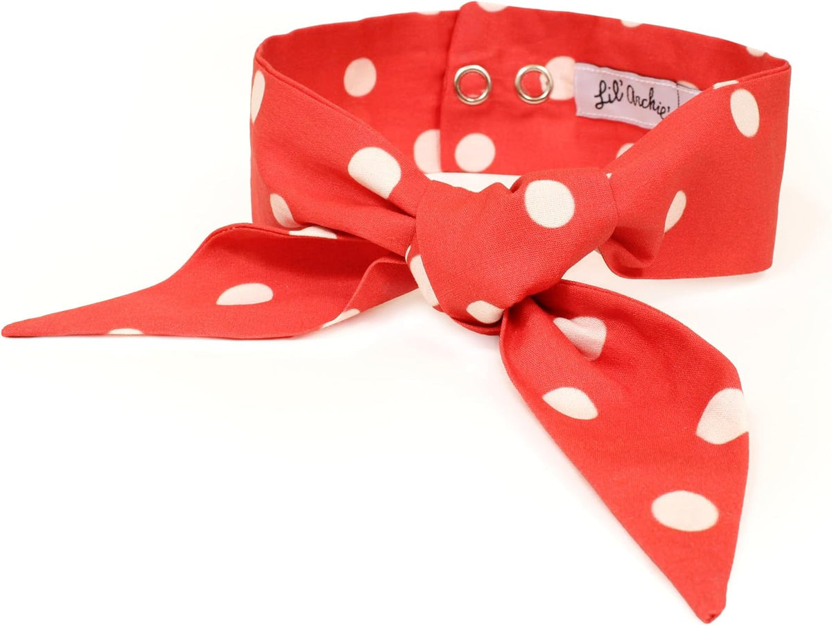Pretty Pink Dot - Frenchie Twist Dog Necktie - Image 9
