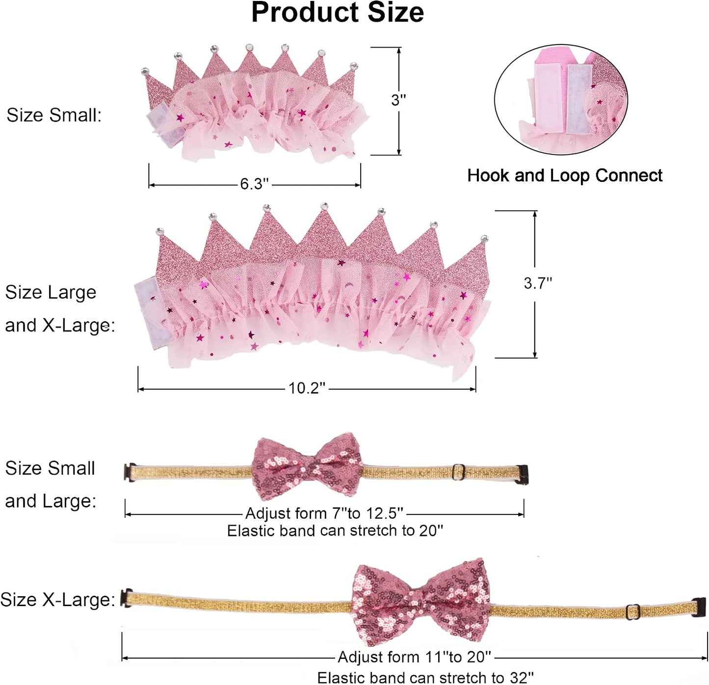 Adoggygo premium pet birthday outfit set with four separate celebration accessories.