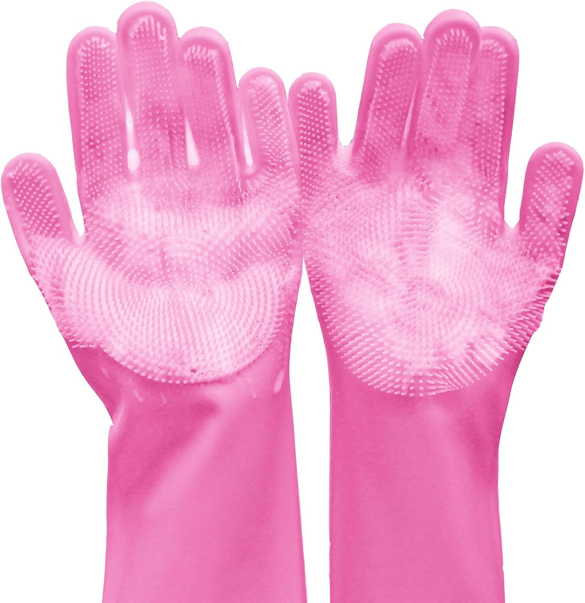 Pet Grooming Gloves, Dog Washing Gloves with High-Density Teeth, Heat Resistant Silicone Dog Bath Scrubber with Enhanced Five Finger Design, Bathing and Massaging for Dogs and Cats - Image 10
